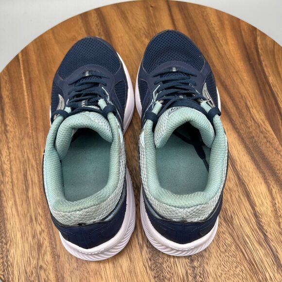 Saucony Cohesion 14 Shoes Womens Size 7 Blue Running Athletic Sneakers Walking - Picture 5 of 8